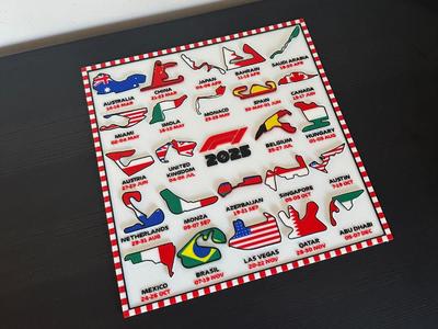 Formula 1 2025 Calendar 
