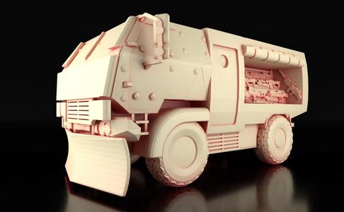 Black Market Weapons Truck