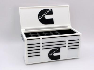 Lid for Cummins Inspired toolbox desk pen holder
