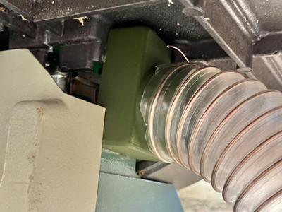 Kity 613 Bandsaw under table dust adapter