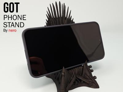 Iron Phone Throne - GOT Phone Stand