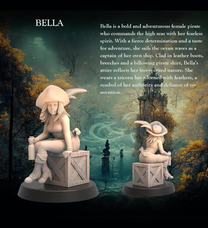 Bella - Tabletop Heroes V1 - 32mm - Heroic scale
