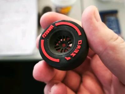 Croc Charm Pirelli F1 Tyre 
