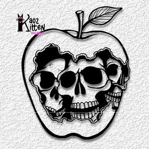 cursed apple wall art sequel poison forbidden fruit halloween decor