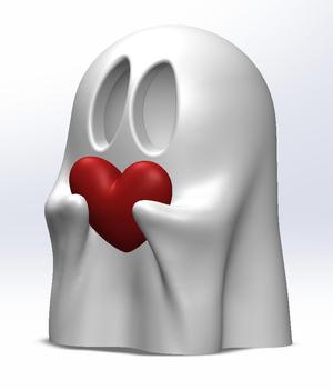 Halloween Heart Ghost (Eye Remix)