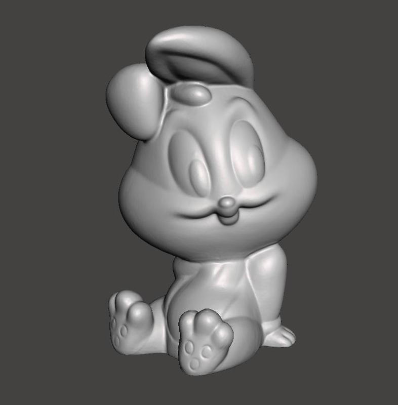 Bunny Rabbit Toy 3D Scanned
