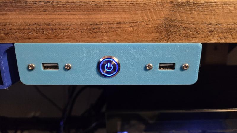 PC Front Panel Desk Extender/Bracket