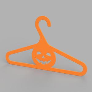 Spooky pumpkin Kid coathanger // Cintre pour enfant, déco citrouille