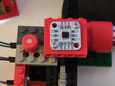 LEGO AS5600 Mount with magnetic axil adapter