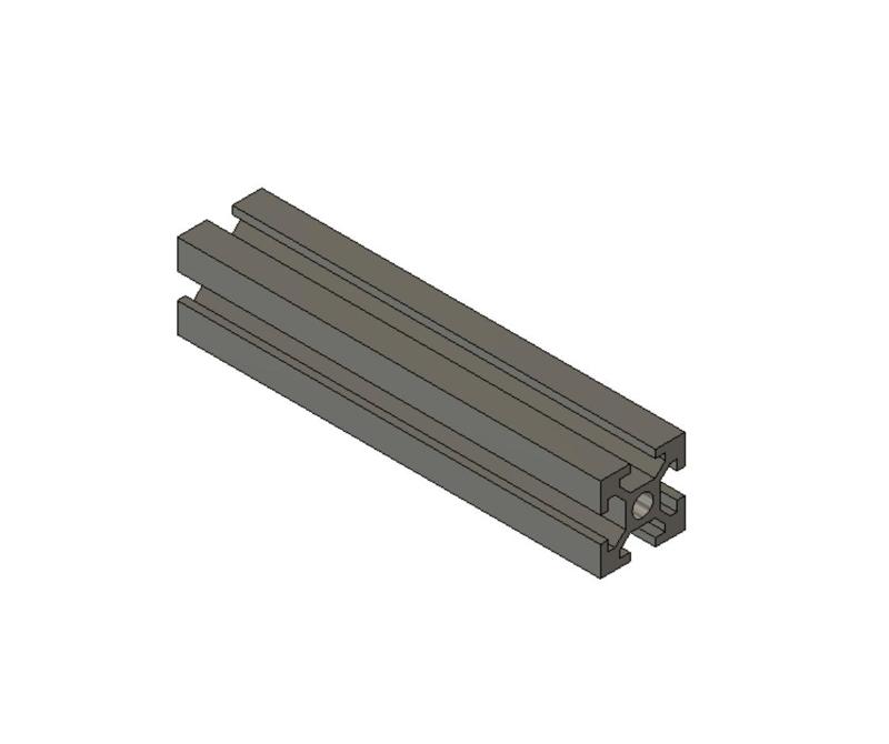 100 mm aluminium T-Slot section.stl