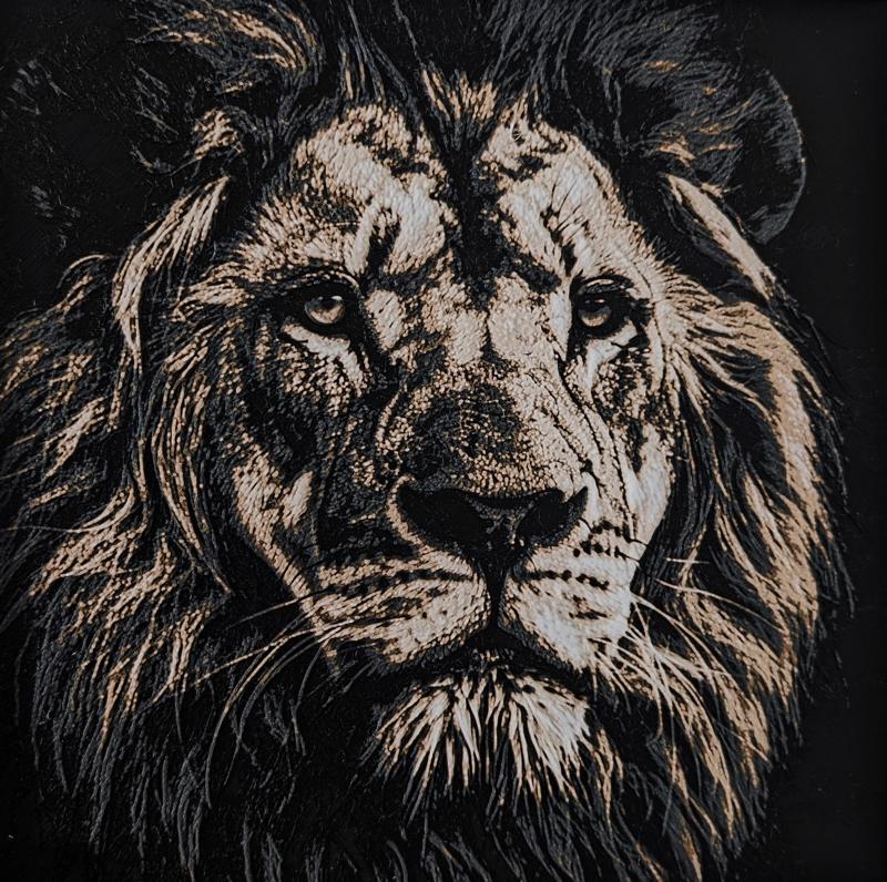 Lion King of the Jungle - Hueforge Print