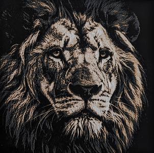 Lion King of the Jungle - Hueforge Print