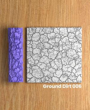 Collection Fuchsia | Ground Dirt 006 | Polymer Clay Seamless Texture Roller