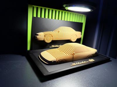 Nissan Silvia S13 Layered Car Model