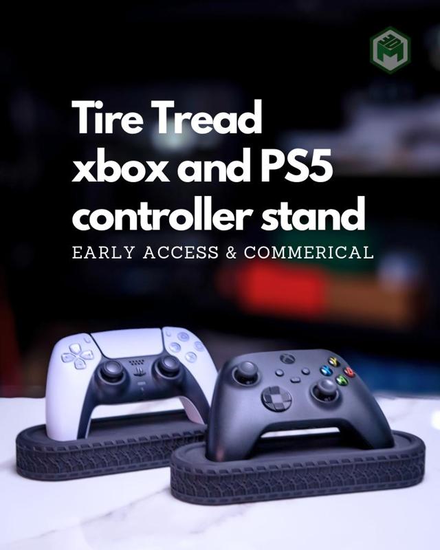 Tire Tread Game Controller Stand | Early Access & Commercial License