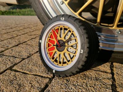 BBS LM Rims and Tires Clock
