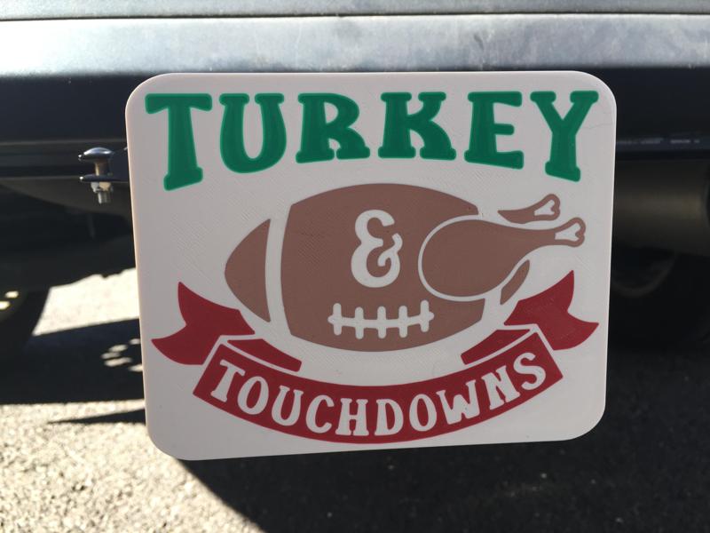Trailer Hitch -Thanksgiving Touchdown
