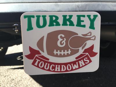Trailer Hitch -Thanksgiving Touchdown