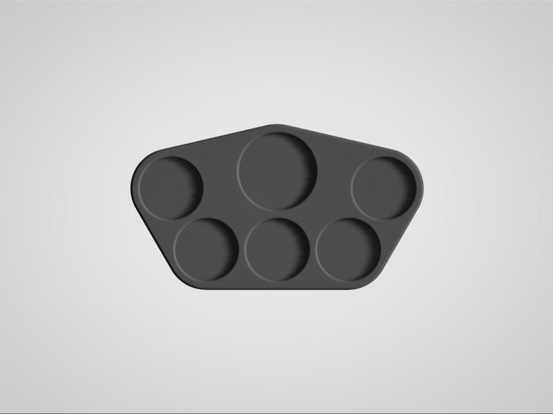 WH 40K Movement Tray 5x32mm + 1x40mm