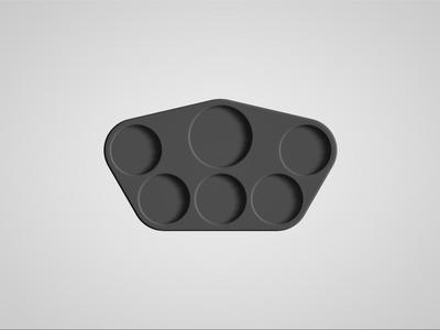 WH 40K Movement Tray 5x32mm + 1x40mm