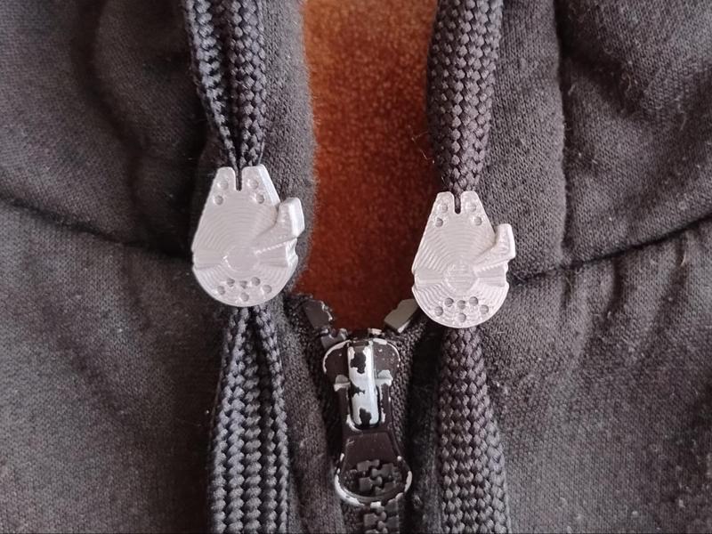 Millennium Falcon Drawstring Beads