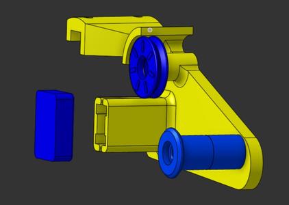 Neptune 4 Plus Low Profile Filament Spool Holder (Bearing Version)