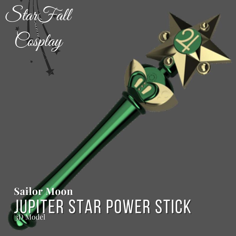 Sailor Jupiter Transformation Wand - Sailor Jupiter Star Stick