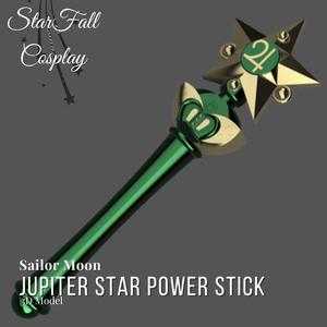 Sailor Jupiter Transformation Wand - Sailor Jupiter Star Stick