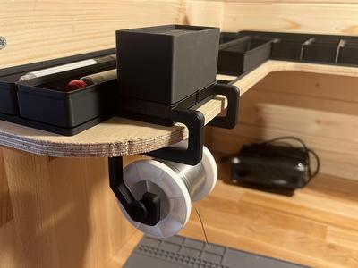 Gridfinity Solder Spool Holder