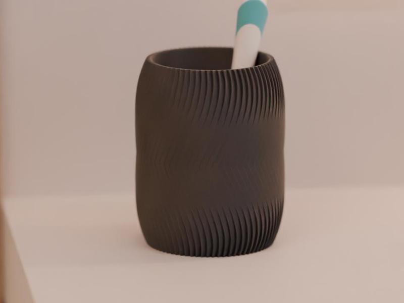 Toothbrush Holder Storage. Bathroom Organisation