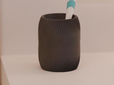 Toothbrush Holder Storage. Bathroom Organisation