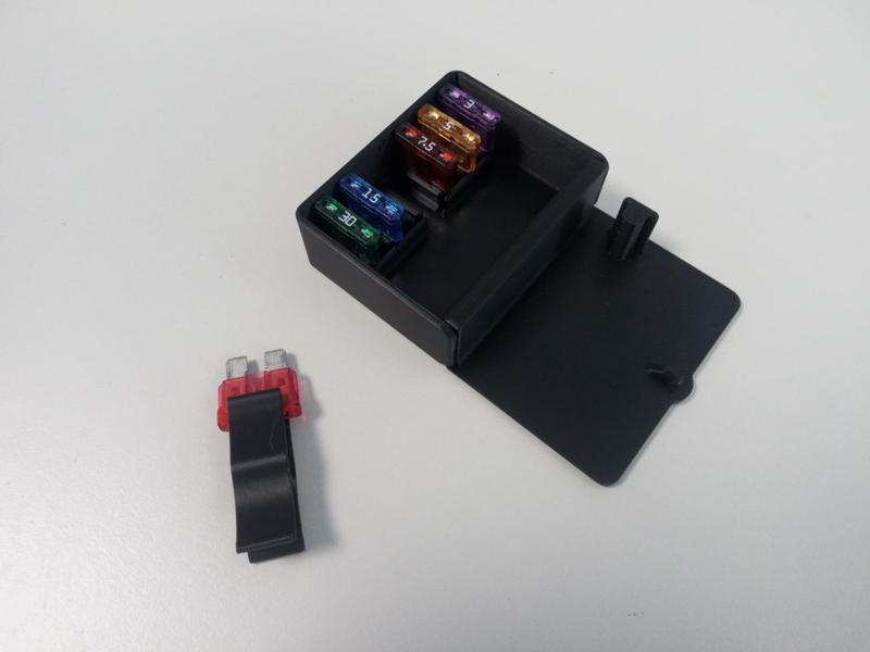 Car Fuse Box with Pliers