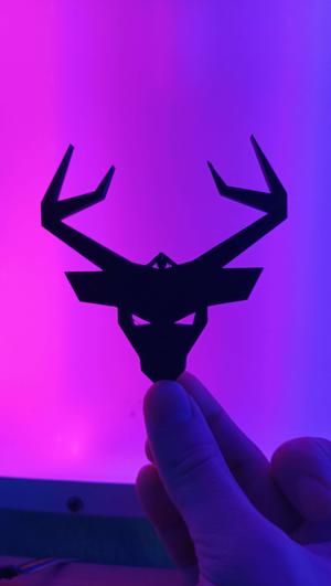 Polygón Deer pendant