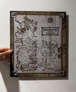 Map of Westeros and the Free Cities