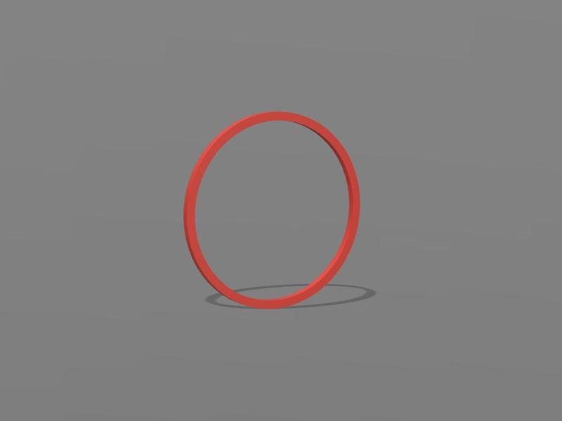 Honda lawn mower carb float bowl gasket.