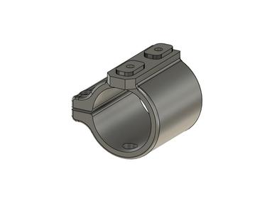 Low Profile M-LOK 1in Flashlight holder