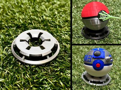 Galactic Empire Poke Ball Stand