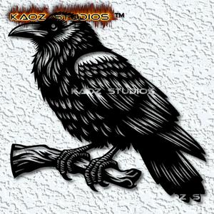 raven on branch.stl