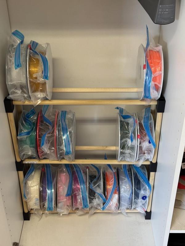 Filament Storage Rack Connector Bracket