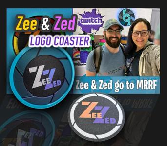 Zee & Zed Logo Coaster