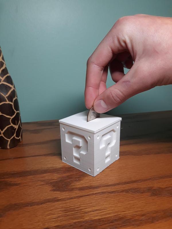 Super Mario question box for coins