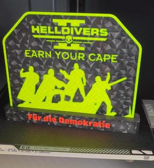 HELLDIVERS II TABLE STAND – PEO Plate optimized
