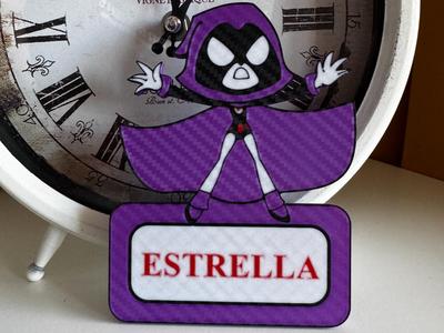 RAVEN TEEN TITANS GO PERSONALIZABLE