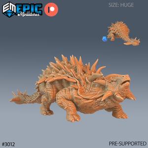 Ankylosaurus Defensive / Armored Dinosaur / Spiked Beast / Ancient Dino / Jurassic Encounter