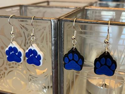Paw Print Earrings