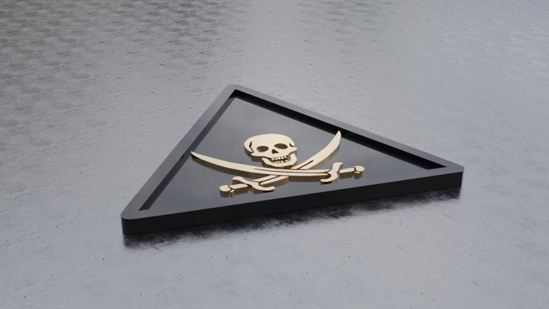 Pirate Coaster (Coaster for Drinks) Round and Triangle Bundle 