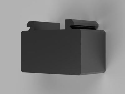 Click-In-TPU-Feet for 40mm V-Slot profile