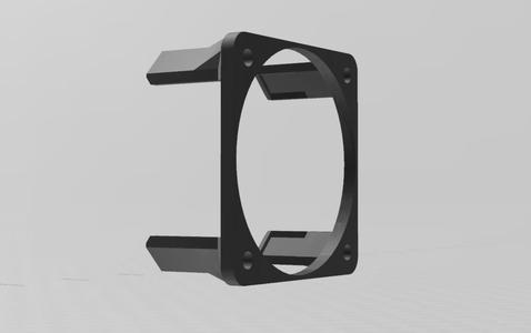 Ender 3/Nema 17 Motor Clip-On 50mm Fan Mount (REMIX)