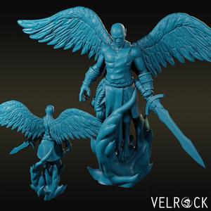 Angelic Warrior with Longsword (Male) NOW PRESUPPORTED