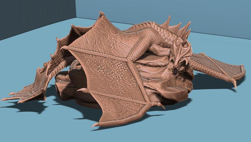 Adult Brass Dragon